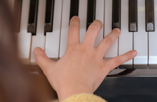 Piano playing