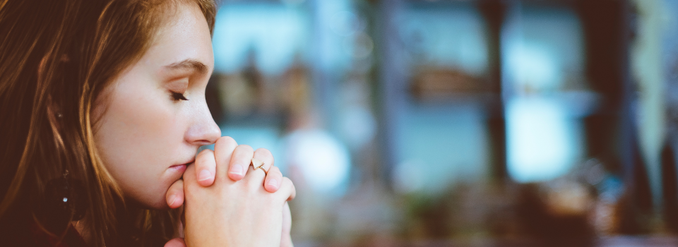 Woman praying